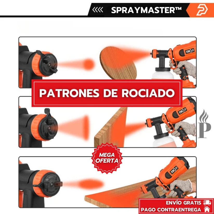 SprayMaster: Pistola Pulverizadora de Pintura Profesional con Compresor Especializado