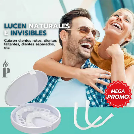 Snap-On Smile™: Carillas Dentales Ajustables - Dientes de Cerámica