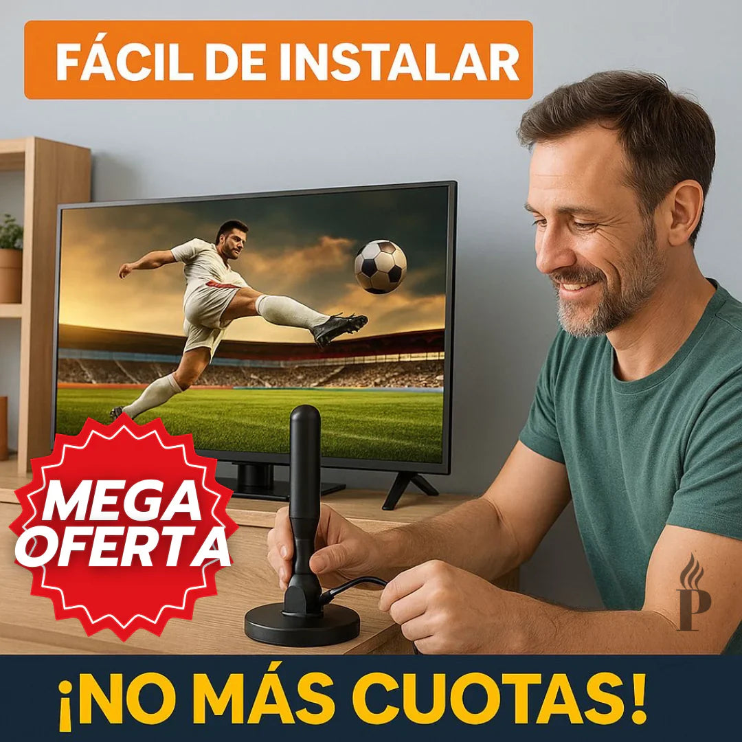 SignalPro™: Antena Digital 360° - TV Gratis en HD con Tecnología de Recepción Avanzada
