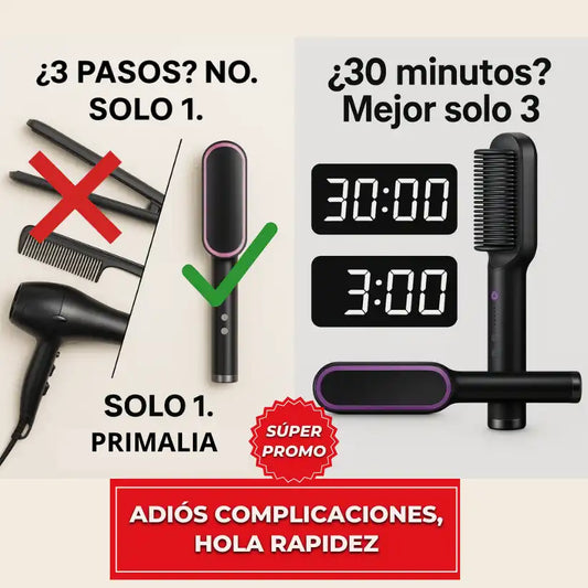 Liss-Aura™: Cepillo Alisador Electrico Profesional